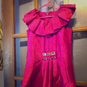 Girls 7 Pink Nicole Miller Dress